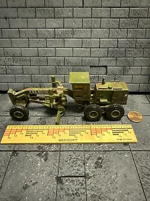 Vintage Ertl Caterpillar Tractor Motor Grader U.S. Army Camouflage • $28.95