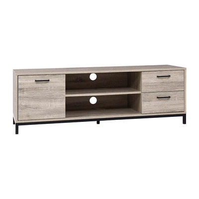 $118.99 • Buy Artiss TV Cabinet Entertainment Unit Stand Industrial Wooden Metal Frame 132c...