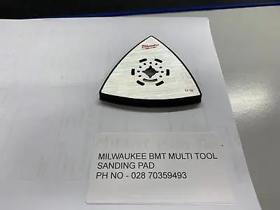 New Milwaukee Bmt Multi-tool Sanding Pad  Assembly  • £14.95