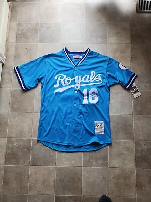 Bo Jackson #16 Kansas City Royals Mitchell & Ness 1987 Blue Home Jersey Men's 48 • $175