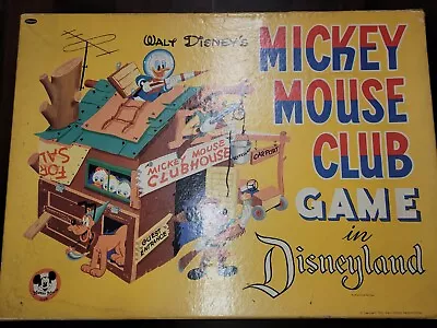 Vintage 1955 - Disney Mickey Mouse Club In Disneyland Game • $18