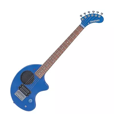 FERNANDES ZO-3 2019 W/SC BLUE Mini Electric Guitar With Built-in Amplifier Japan • $758.03