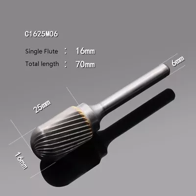 3-16mm Tungsten Carbide Rotary File Burr 6mm Shank Metal Die Grinder Drill Bit • $71.09