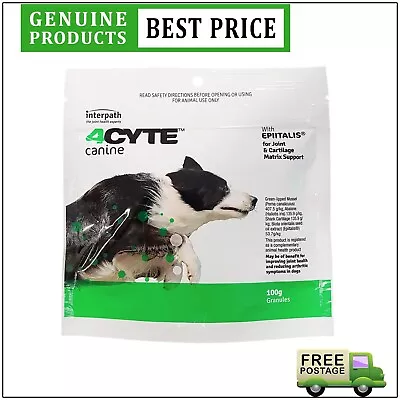 4cyte Canine Supplement Granules For Dogs 100 Gm For Joint Support • $82.92