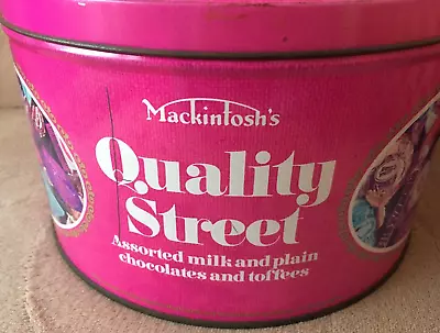 £15 • Buy Vintage Mackintosh Quality Street Tin 1960 1970s? - Large 2.5kg 5.5lb Size