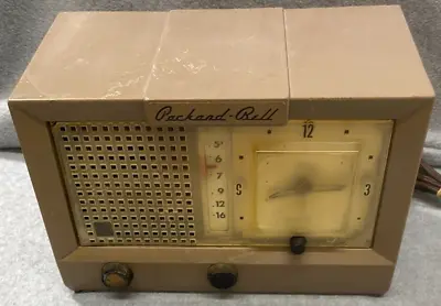 Vintage Radio 1957 Packard Bell Tube Brown Bakelite Model 5R1 • $99.99