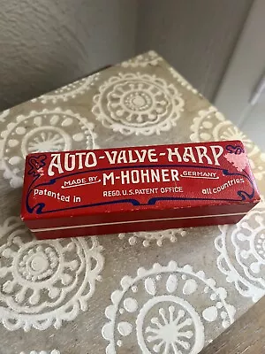 M-HOHNER Genuine 1900s  AUTO VALVE HARP HARMONICA BOXED Pristine Vintage • $38.21