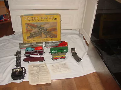 MARX 41822 SANTA FE AB DIESEL TRAIN SET W/ NYC Box A.T&S.F  Sou 51100 &vans .  • $129