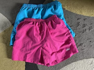 2 Pairs Of Zoggs Mens Swimming Shorts Size S • £5