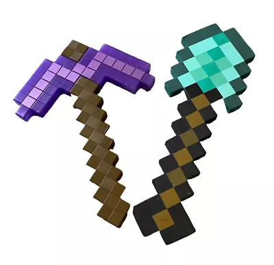 Minecraft Pick Axe Sword Toy Costume Accessory Cosplay Set Lot • $24.99