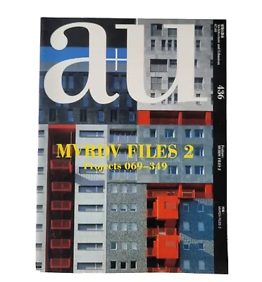 Architecture And Urbanism (a+u) Magazine #436 MVRDV Files 2 EXCELLENT  • $69.99