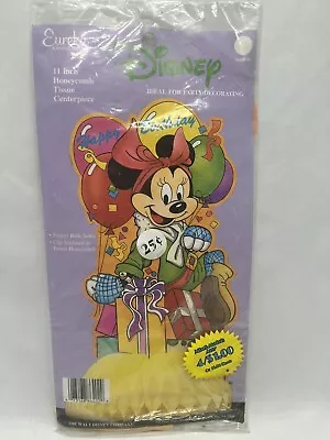 Eureka Minnie Mouse Honeycomb Tissue Centerpiece Birthday Decoration NIP DISNEY • $9.99