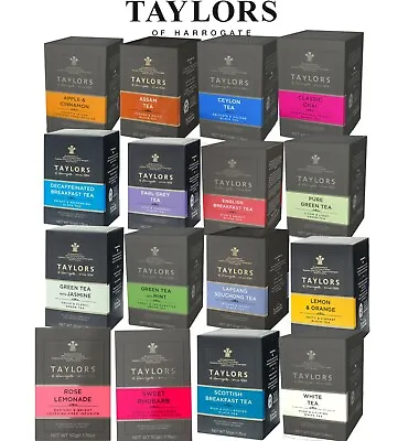 £6.25 • Buy Taylors Of Harrogate 20 Wrapped & Tagged Tea Bags - UP TO 25% OFF WITH MULTI-BUY