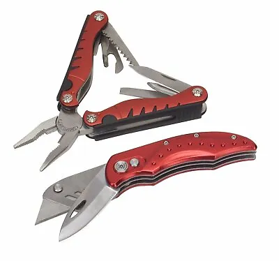 Michigan Industrial Tools-TEKTON Sportsman 2 Piece Knife And Multi-Tool Set  $69 • $29.95
