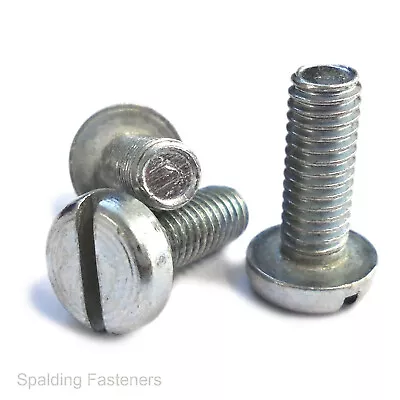 M34568 A2 Stainless Slotted Machine Screws Metric Pan Head Bolts Screw Din85 • £9.02