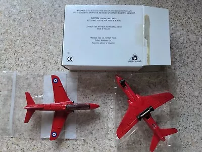 £10 • Buy Matchbox  Red Arrows BEa Hawk T MK1 Planes, 1 Boxed 1 Bagged,never Been Used.