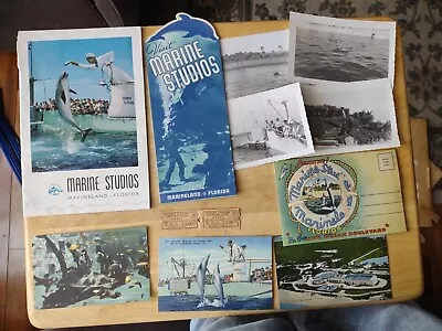 1950's Marine Studios Vintage Pamphlet Postcard Ticket Photos Lot FLORIDA • $29.99