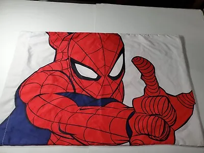 Marvel Comics Spiderman Pillow Case Red White Black Blue Sham 29 X 30 Inch • $19.99