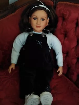 Beautiful My Twinn Doll 1997/2001 -23  Girl Bib Overalls/White Shoes  • $79.50