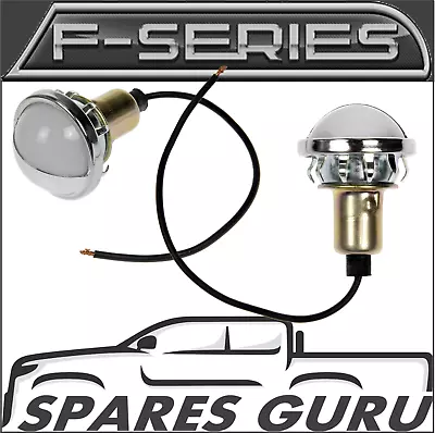 $48 • Buy 2x Chrome Number License Plate Lights For Ford F100 F250 F350 1967 - 1980 