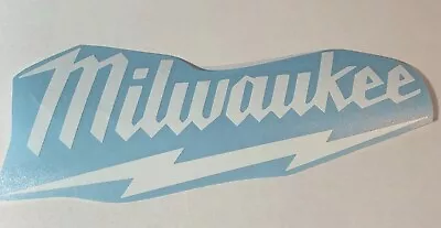 Milwaukee Tools Logo Vinyl Decal High Quality Outdoor Sticker Mechanic Jobsite  • $5