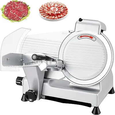 Commercial 10  Electric Meat Slicer Blade 240W Deli Food Cheese Cutter Semi-Auto • $235.99