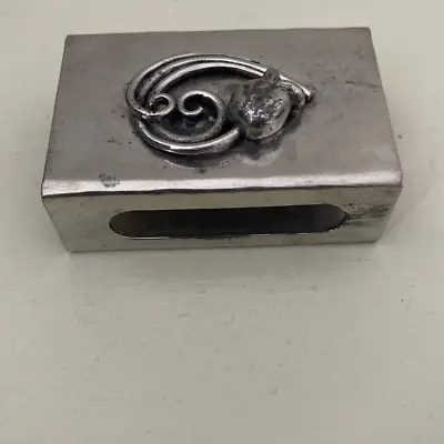 Vintage Serge Nekrassoff Signed Pewter Match Box Cover • $46.50