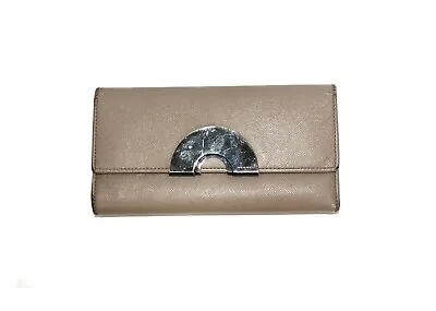 $29.95 • Buy Oroton Beige Leather Continental Bifold Flap Wallet