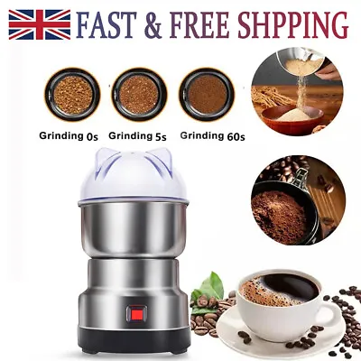 £24.44 • Buy Electric Coffee Grinder Bean Nut & Masala Spice Milling Grinding Blender Machine