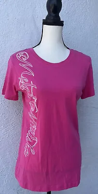 Metal Mulisha NWT Pink Womens T Shirt Short Sleeve Size Large • $21.99