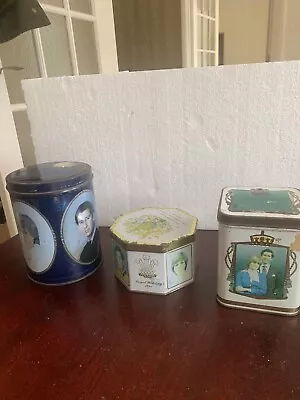 Royal Wedding (Charles & Diana) 1981 Tins X3 • £10