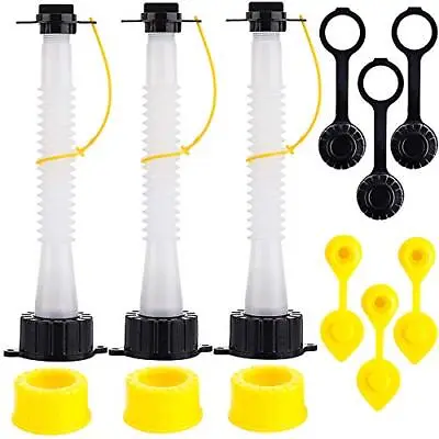Gas Can Spout Replacement Improved Design Flexible Pour Nozzle Kit With Gaske... • $17.08