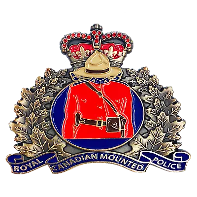 DL1-07 Royal Canadian Mounted Police Challenge Coin RCMP 2.5 Inch Canada Challen • $19.99