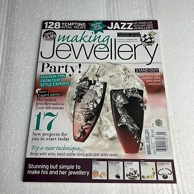 Making Jewellery Magazine January 2010 Gemstones Resin Wire Work Silver Clay • $8.63