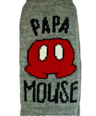 Disney Mens 10 To 13 Mickey And Friends Papa Mouse Slipper Socks New • $13.36