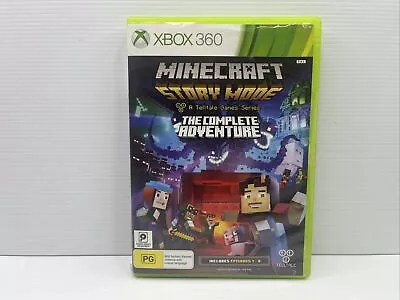 Minecraft Story Mode The Complete Adventure Microsoft Xbox 360 Game FAST POST GC • $80