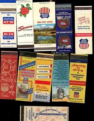 Vintage Lot Of 22 Matchbook Covers ~ Various Railroad Companies LOT3 Super • $5.99