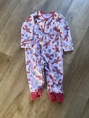 £0.99 • Buy Next Baby Girl Sleepsuit Babygrow. 9 -12 Months. Lobster Animal Design.