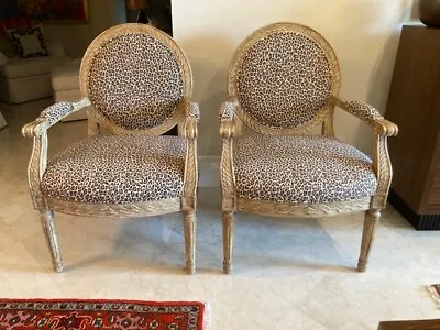$3500 • Buy Nancy Corzine French Occasional Chairs - A Pair