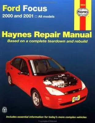 $16.73 • Buy Haynes 2000 And 2001 Ford Focus Repair Manual (Haynes Automotive Repair  - GOOD