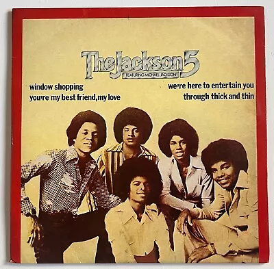 The Jackson 5 7  EP 4 Track 1977 Michael Jackson Picture Sleeve Unique Brazil • $80