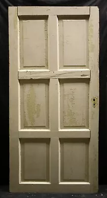 30 X69  Antique Vintage Old Reclaimed Interior SOLID Wood Wooden Doors 6 Panels • $199.99