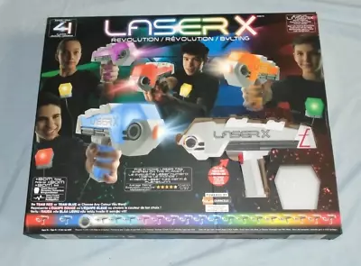 Laser X Revolution Set 4 Player Home Laser Tag / Gun Set. Brand New In Box • £39.99