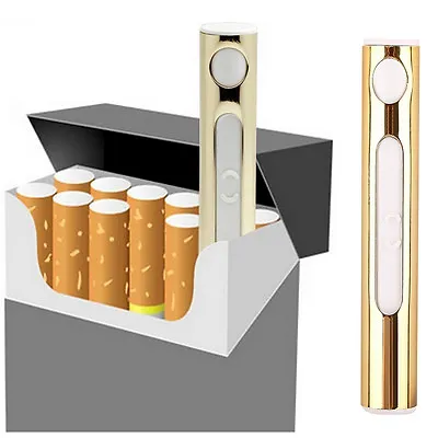 USB Rechargeable Cigarette Lighter Mini Portble USB Port Electronic Windproof • $10.79