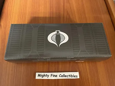 G.I.Joe Classified Scrap Iron Cardboard Foot Locker Box NO ACCESSORIES BOX ONLY • $5.85