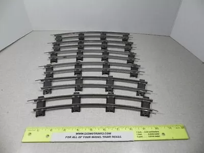 S Gauge Train Track American Flyer VINTAGE 2-Rail Curved Track (6 Sections) HALF • $10.95