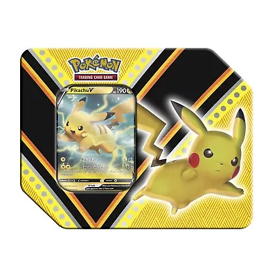 $49.94 • Buy Pokémon TCG: Pikachu V Powers Sealed Tin Foil - 5 Booster Packs