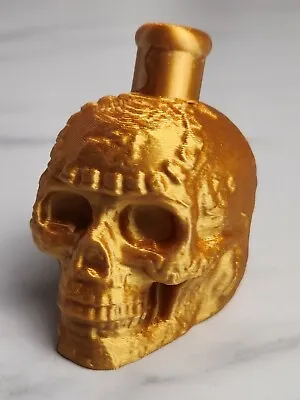 Aztec Mayan Death Whistle Skull Silk Magic Gold Premium 3D-Printed USA • $10.49