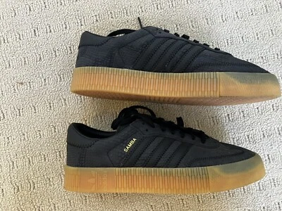 $45 • Buy Adidas Originals Sambarose Black/ Gum W 9 EU 41 1/3