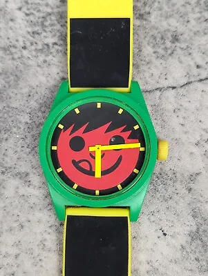 Neff Daily Rasta Tone Quartz Analog Men's Watch New Battery Red Greeen Yellow • $13.45